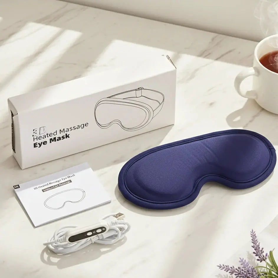 DreamWarm | Weighted Eye Mask with Self-Heating Technology | Ergonomic Fit for Soothing Relief of Eye Strain and Puffiness 3