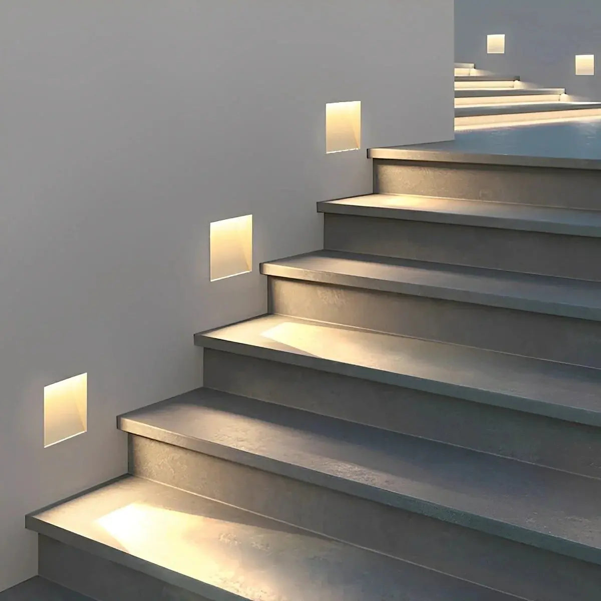 Recessed LED Step Light | Motion Sensor Design with 120 Lumens | Indoor Stair Lights for Safety 8