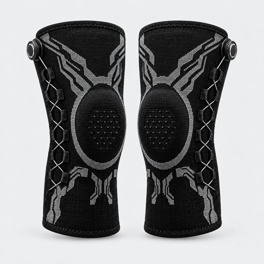 Left and right knee sleeves