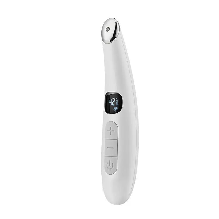 heated eye massager white color