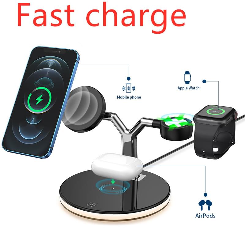 3-in-1 MagSafe Wireless Charging Dock for Phone & Watch Hottoget