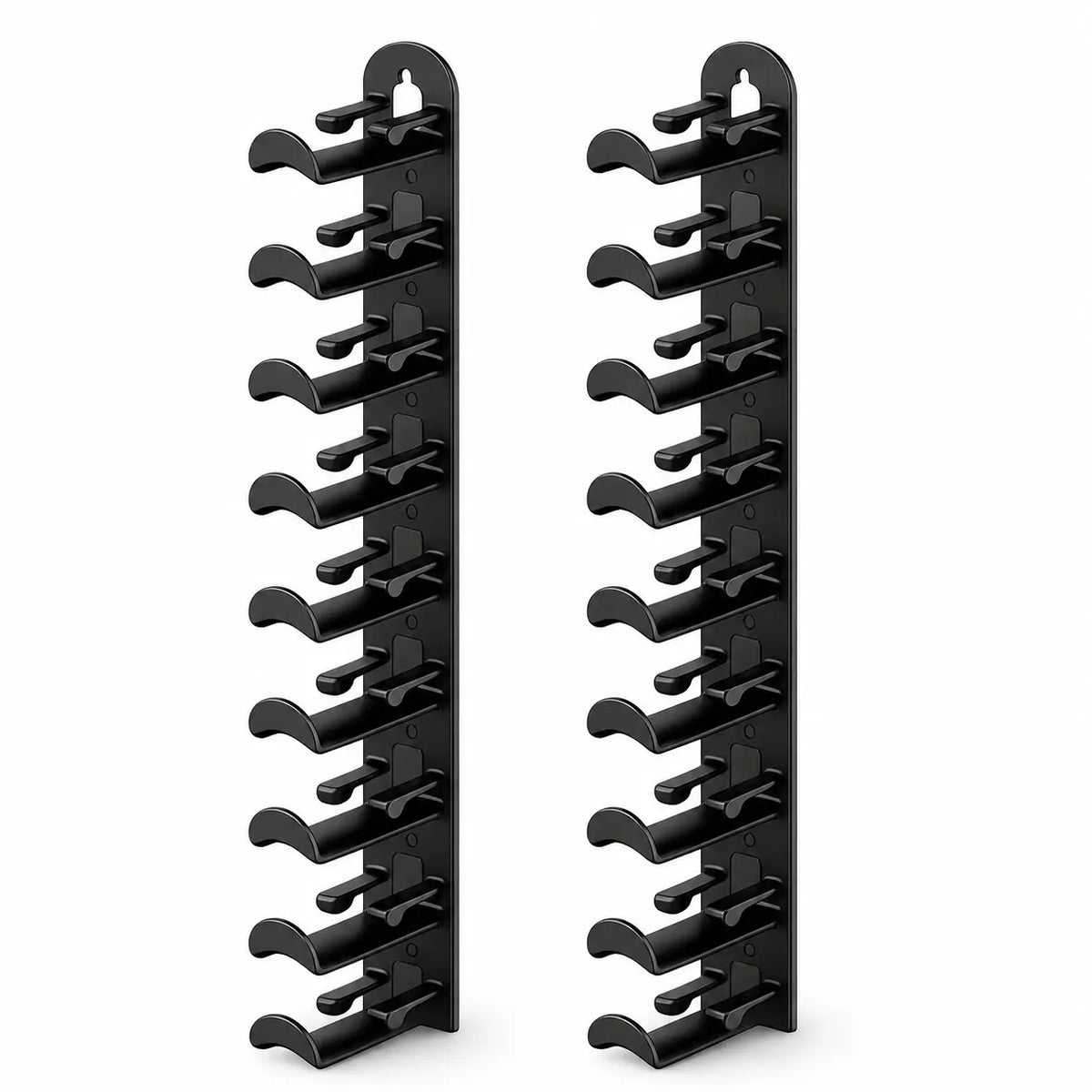 Wall-Mounted Baseball Cap Rack — Holds 18 Caps, No Drilling Hottoget