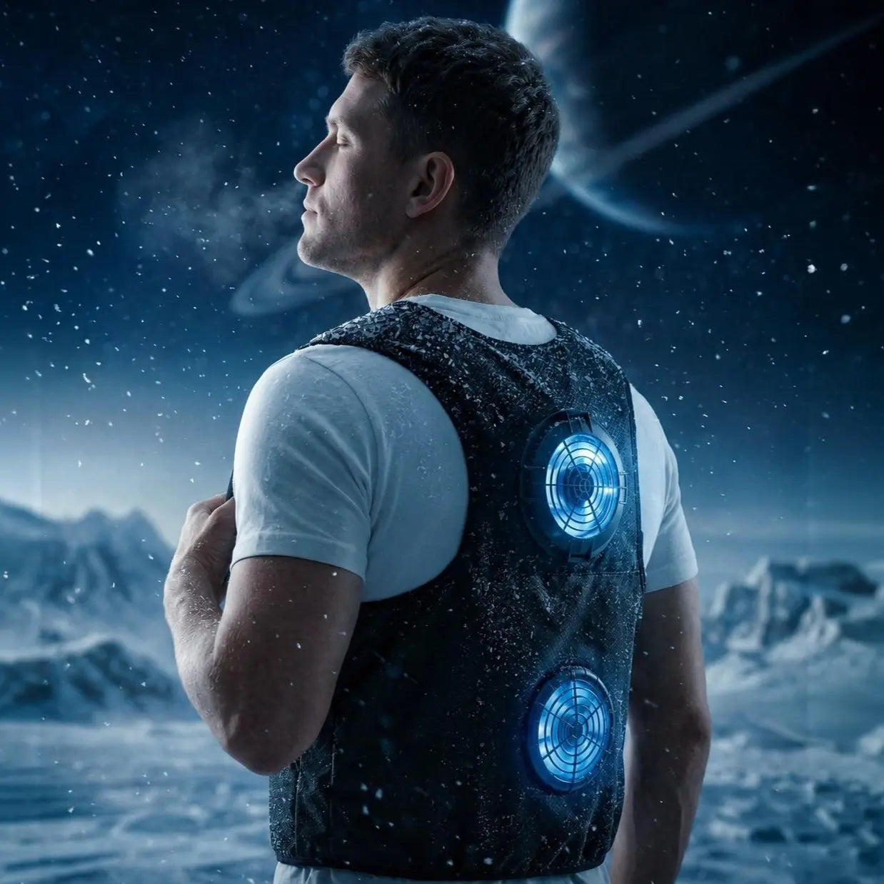 Stay Cool and Comfortable Anywhere: The Ultimate Outdoor Cooling Vest with Powerful 30000mAh Battery and Adjustable Airflow for All Outdoor Adventures