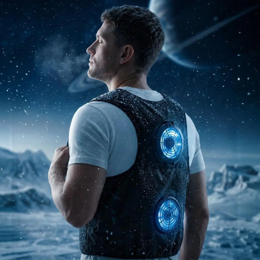 Stay Cool and Comfortable Anywhere: The Ultimate Outdoor Cooling Vest with Powerful 30000mAh Battery and Adjustable Airflow for All Outdoor Adventures