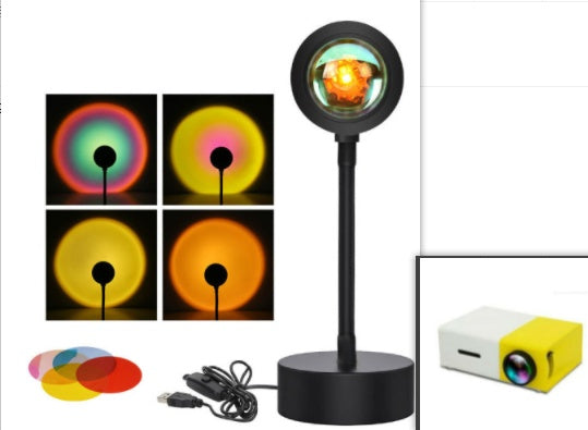 Golden Hour Sunset Projection Lamp