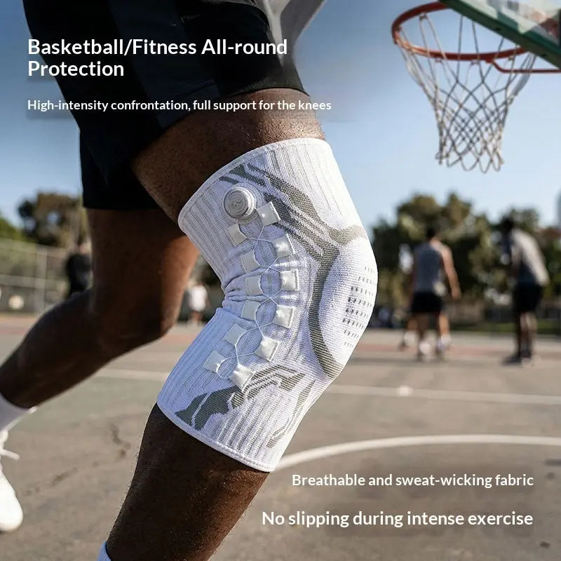 Knee Compression Sleeve — Adjustable Support for Training and Everyday Wear - Hottoget