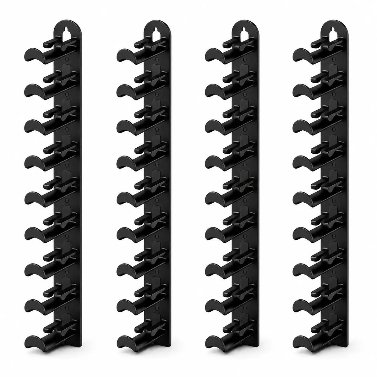 Wall-Mounted Baseball Cap Rack — Holds 18 Caps, No Drilling Hottoget