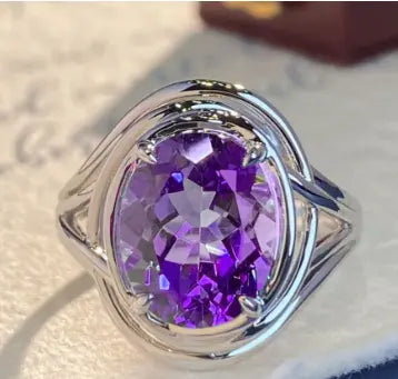Amethyst Fashion Ring for Women Hottoget