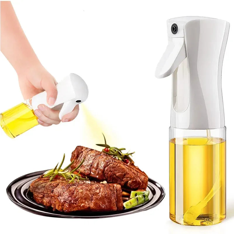 Olive Oil Sprayer Bottle — Refillable Glass-Free Mister for Cooking, BBQ & Baking