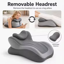 Memory Foam Prone Reading Pillow — Neck & Arm Support for Bed, Removable Anti-Slip Headrest