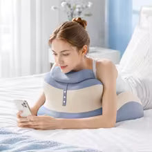 Memory Foam Prone Reading Pillow — Neck & Arm Support for Bed, Removable Anti-Slip Headrest