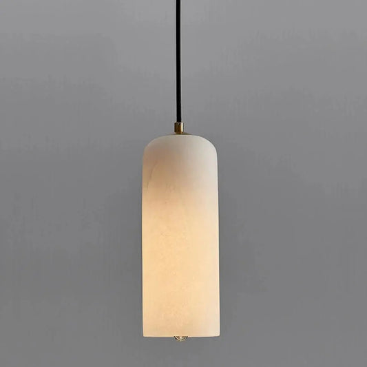 Alabaster Collection | Kitchen Pendant Lighting with Adjustable Height | Elegant Brass Finish for Soft Illumination 0