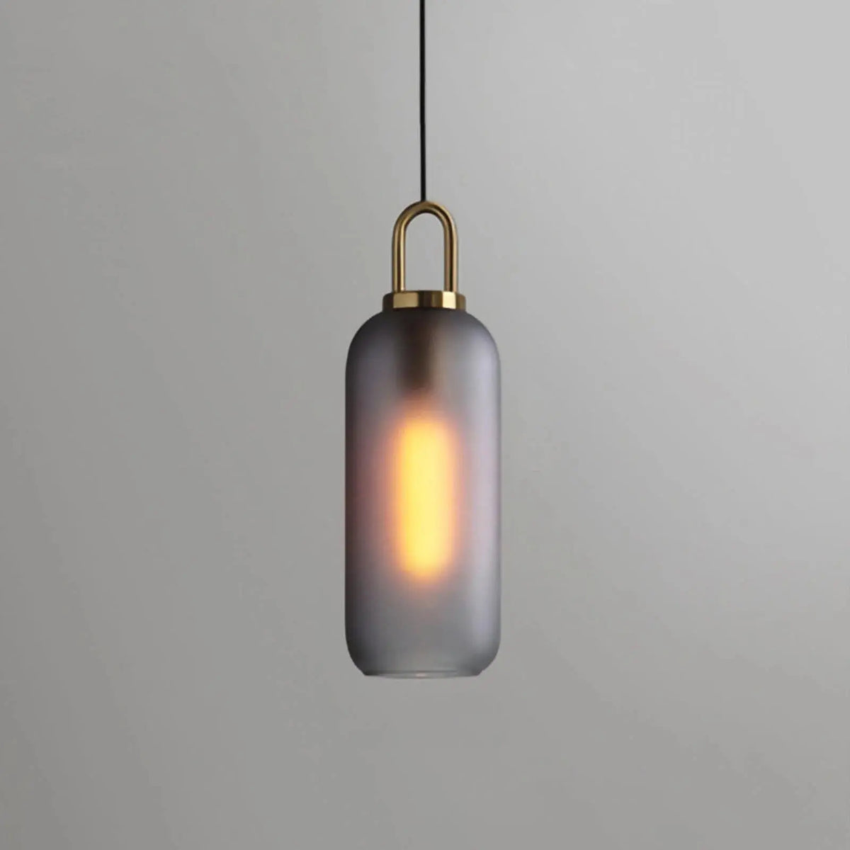 Modern Collection | Glass Pendant Light with Adjustable Height | Stylish Ceiling Fixture for Cozy Indoor Ambiance 1