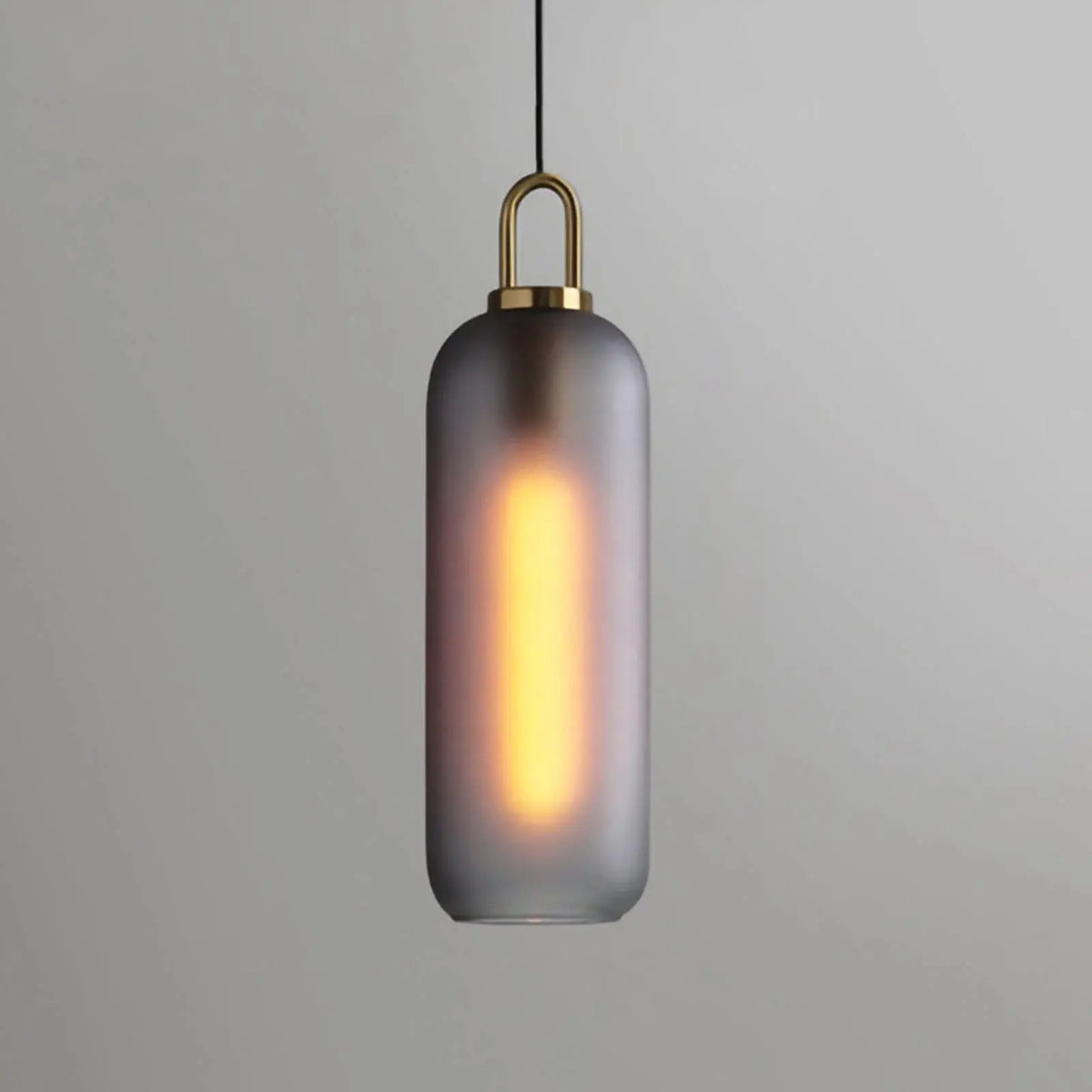 Modern Collection | Glass Pendant Light with Adjustable Height | Stylish Ceiling Fixture for Cozy Indoor Ambiance 3