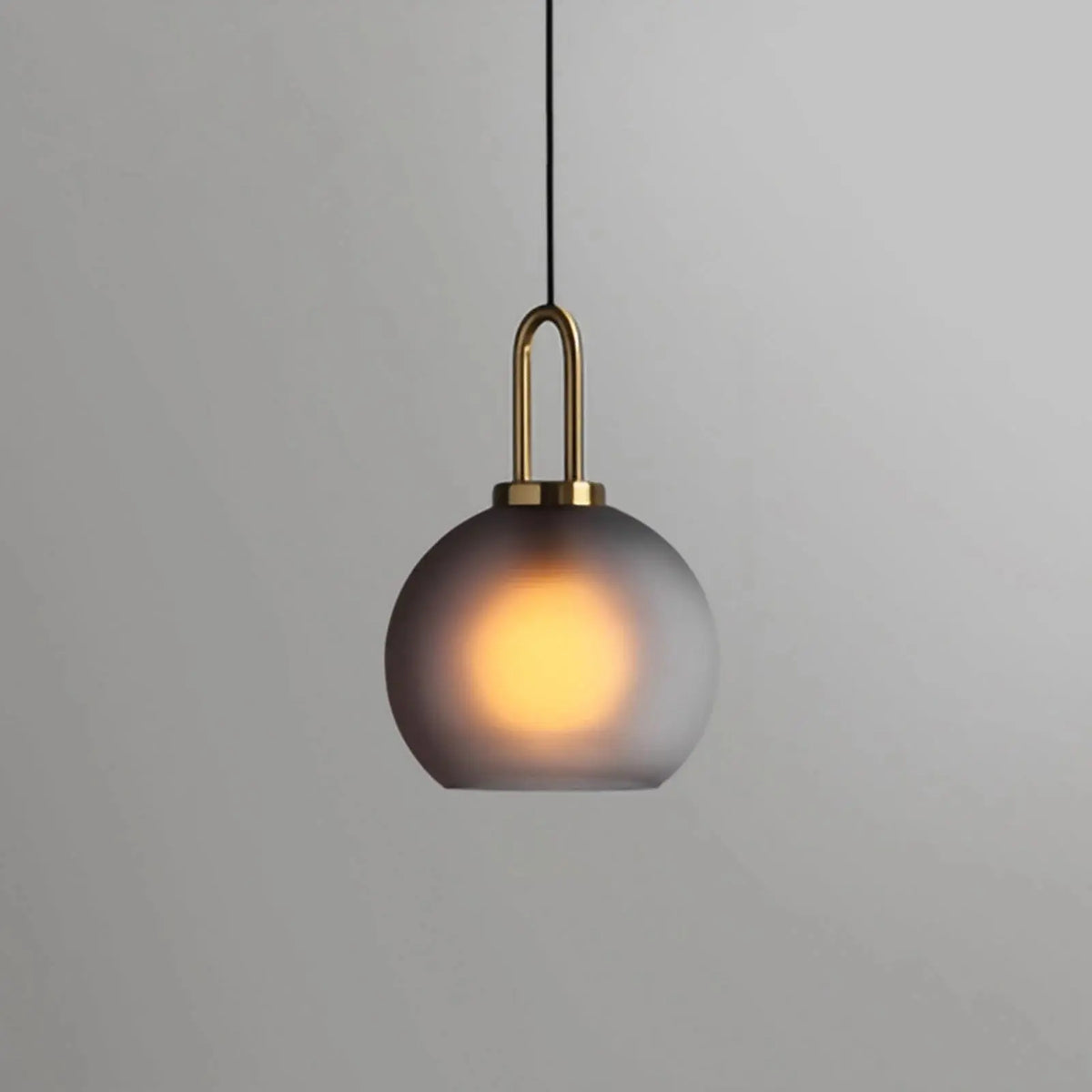 Modern Collection | Glass Pendant Light with Adjustable Height | Stylish Ceiling Fixture for Cozy Indoor Ambiance 5