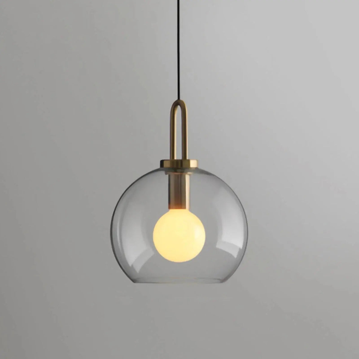 Modern Collection | Glass Pendant Light with Adjustable Height | Stylish Ceiling Fixture for Cozy Indoor Ambiance 6