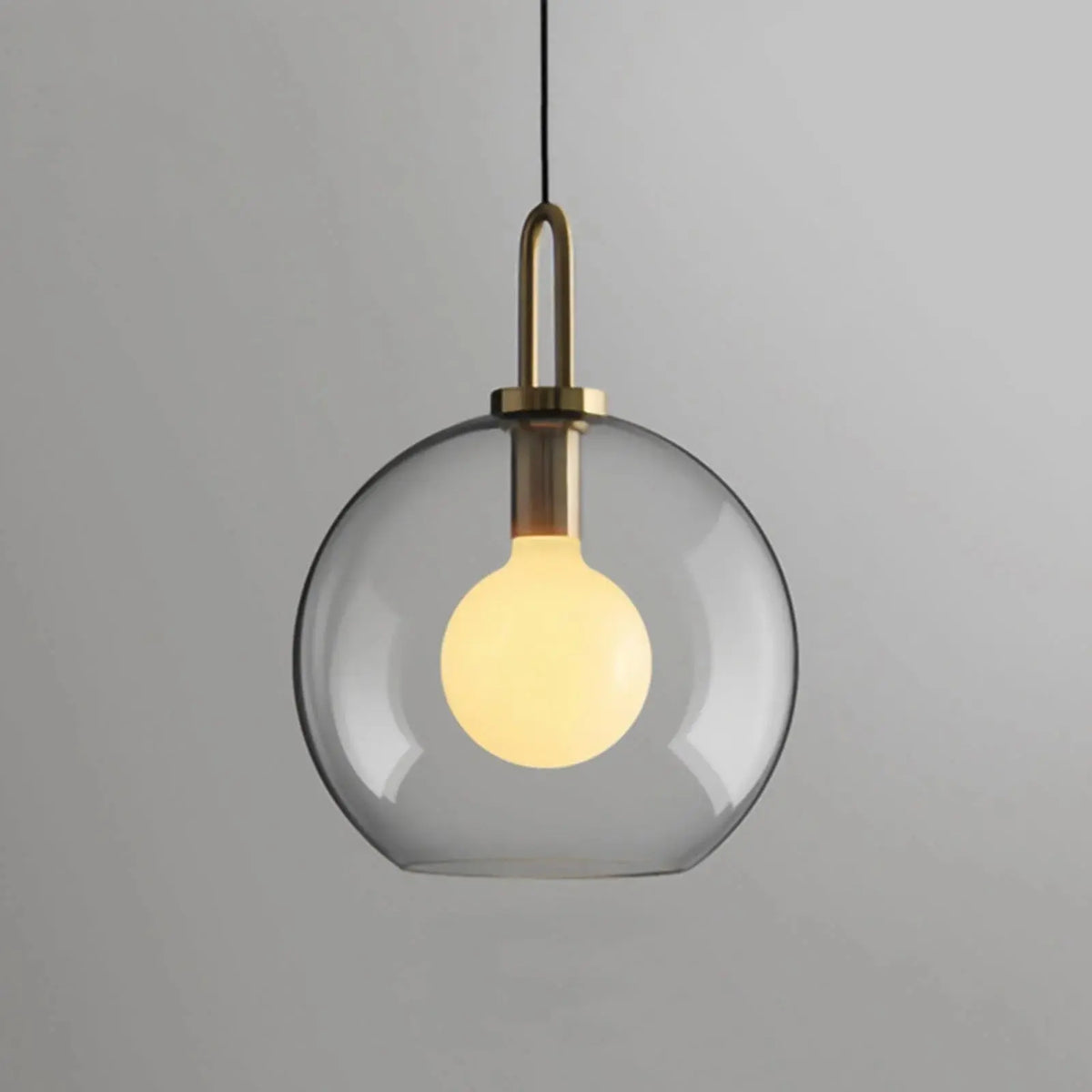 Modern Collection | Glass Pendant Light with Adjustable Height | Stylish Ceiling Fixture for Cozy Indoor Ambiance 8