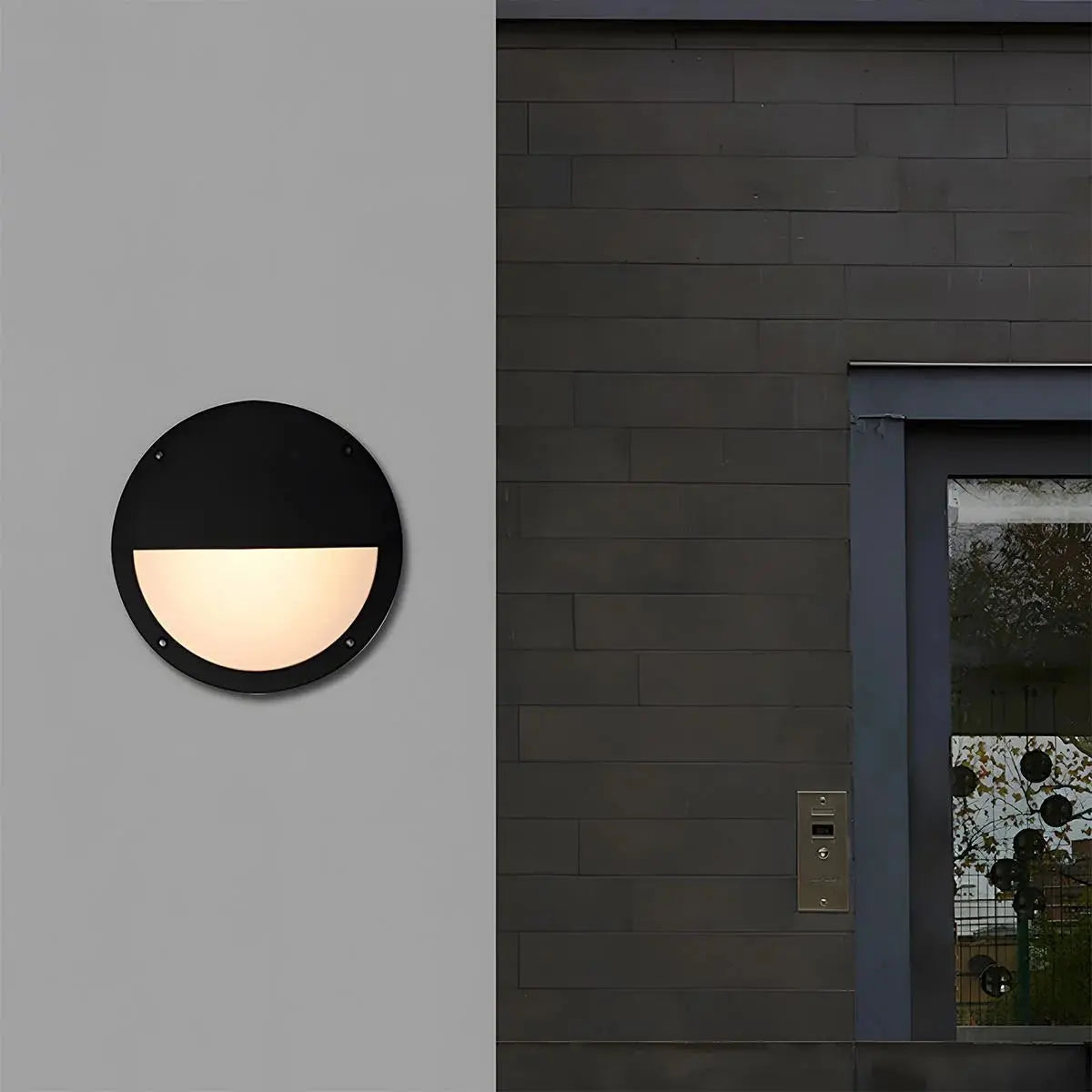 Modern Outdoor Wall Lights | LED Round Porch Light with IP65 Waterproof Rating | Durable Aluminum Fixture for Stylish Exterior Illumination 1