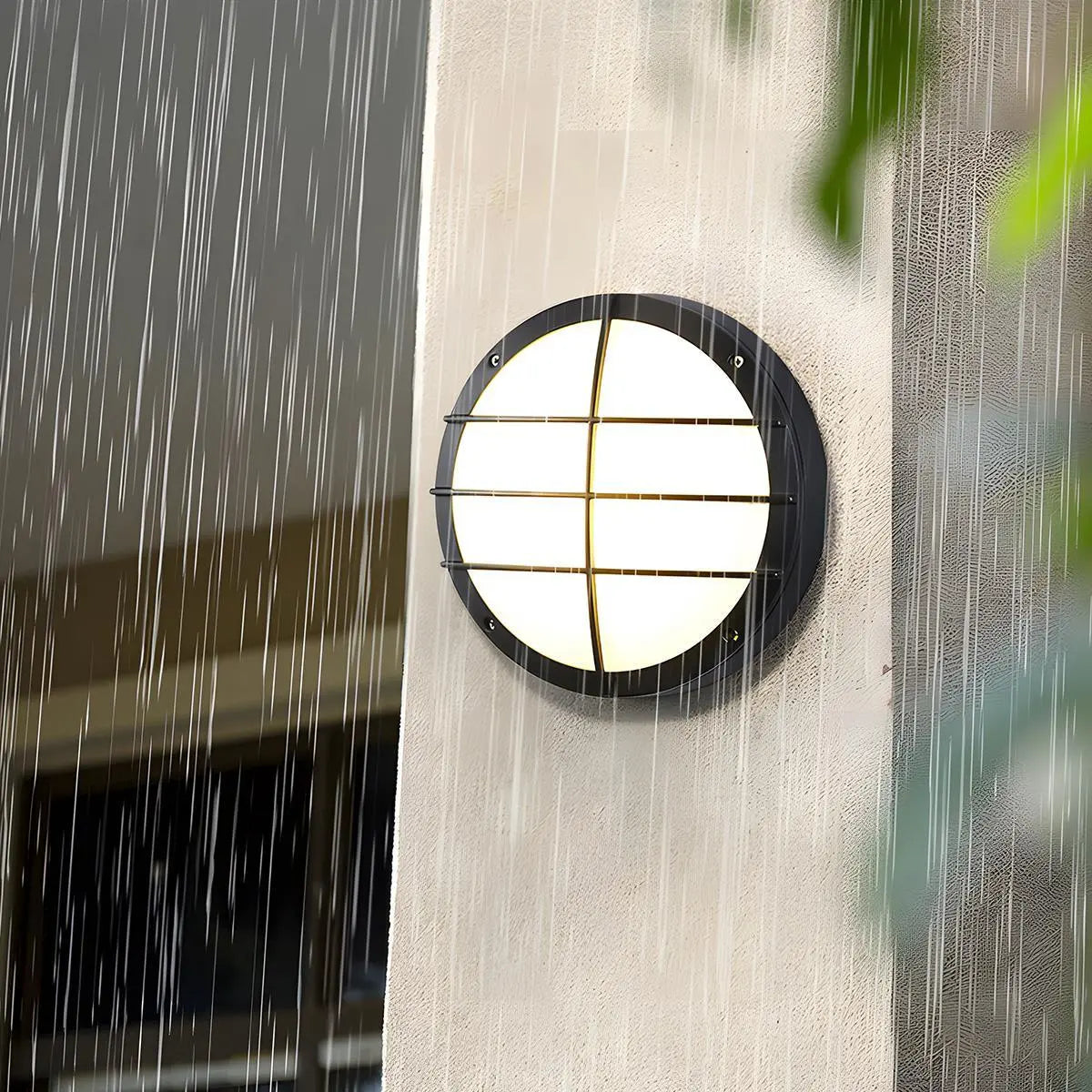 Modern Outdoor Wall Lights | LED Round Porch Light with IP65 Waterproof Rating | Durable Aluminum Fixture for Stylish Exterior Illumination 5