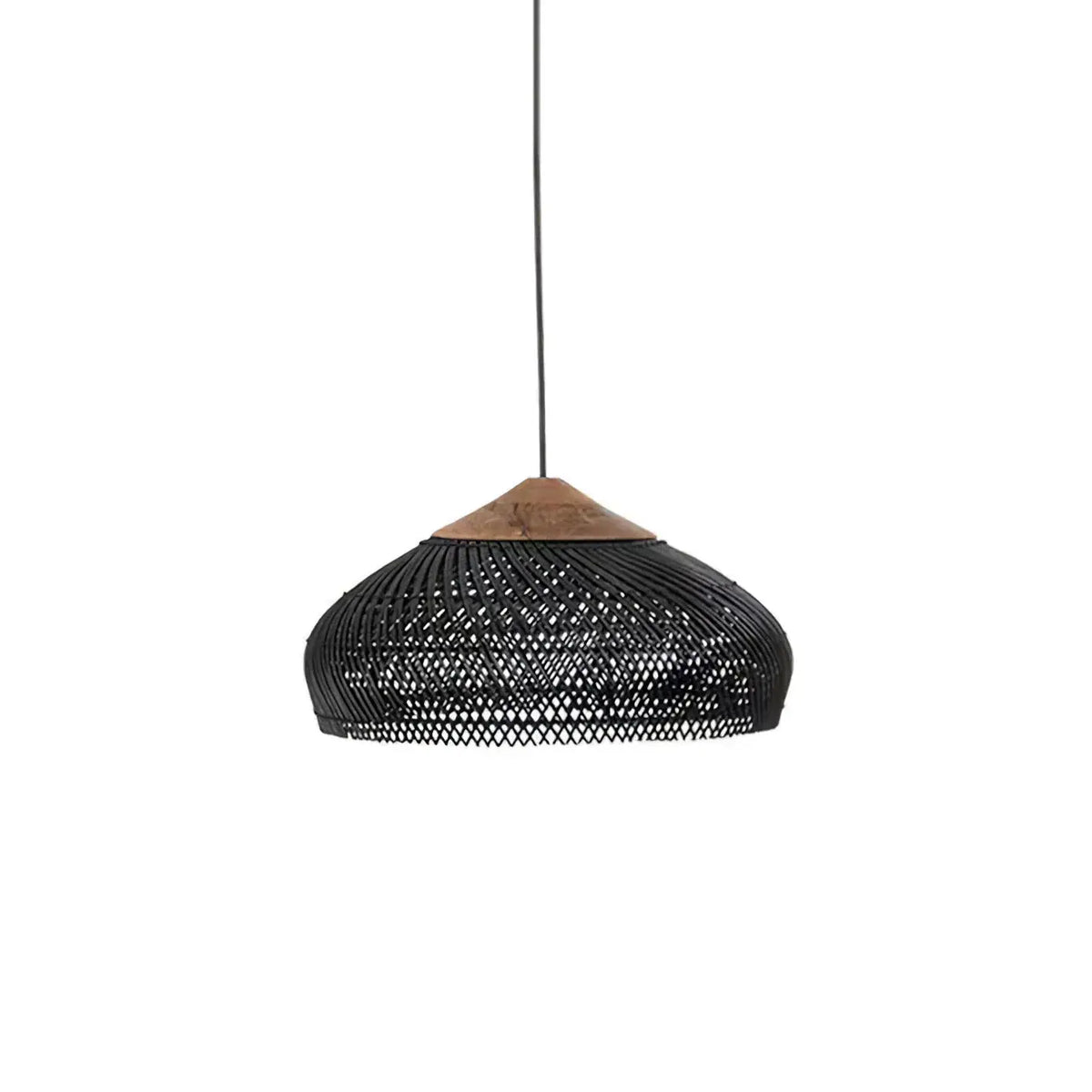 Organic Rattan Pendant Light | Handwoven Ceiling Fixture with Adjustable Height | Cozy Ambient Lighting for Modern Spaces 6