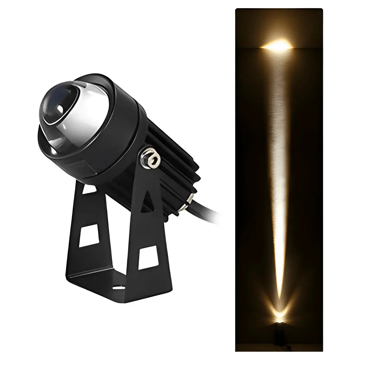 Outdoor Light | LED Spot Light Fixture with IP67 Weatherproof Housing | Adjustable Wattage for Reliable Landscape Lighting 12