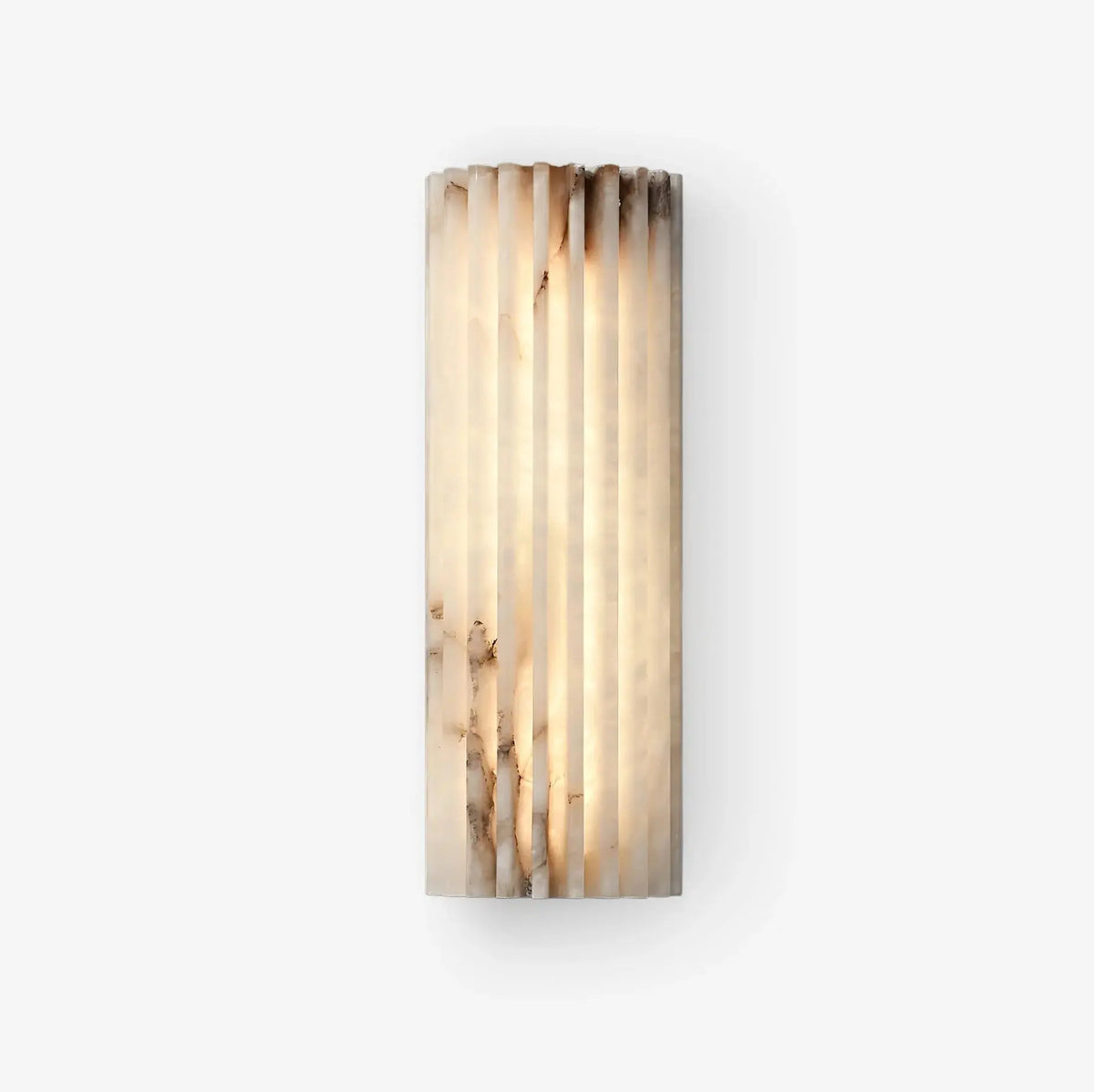 Rula Collection | Wall Light Sconce with Integrated LED & Dimmable Feature | Sculptural Alabaster Design for Warm Ambient Lighting 0