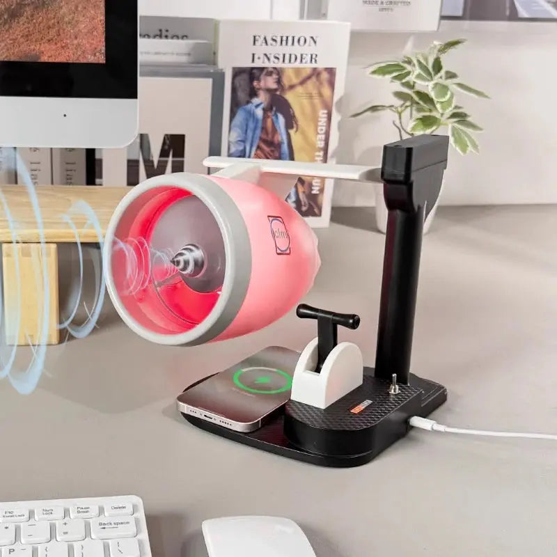 Experience the Power of Flight with the USB Turbofan JetFan - A Creative and Stylish Desktop Fan!