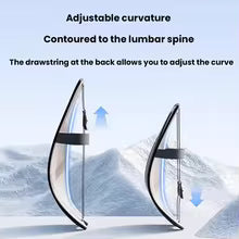 Ventilated Car Lumbar Support Cushion — Built-In Cooling Fan, Back Pain Relief for Long Drives