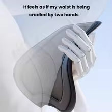 Ventilated Car Lumbar Support Cushion — Built-In Cooling Fan, Back Pain Relief for Long Drives