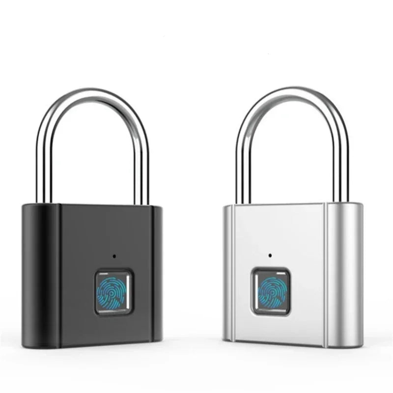 Unlock Convenience with the Revolutionary Smart Fingerprint Padlock - Waterproof Biometric Security Lock with USB Rechargeable Battery for Effortless Access