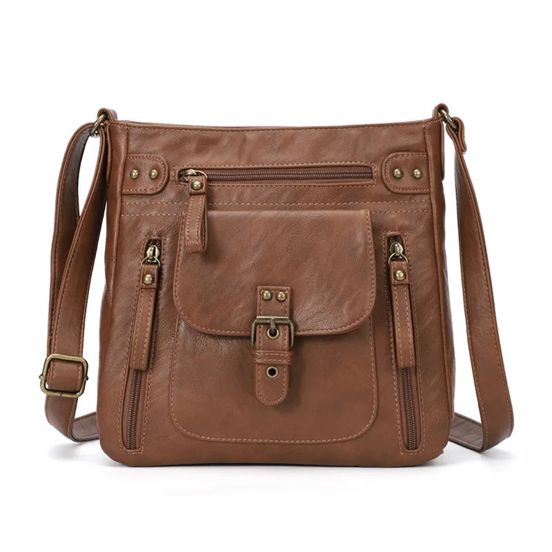 Retro square shoulder bag - size and dimensions