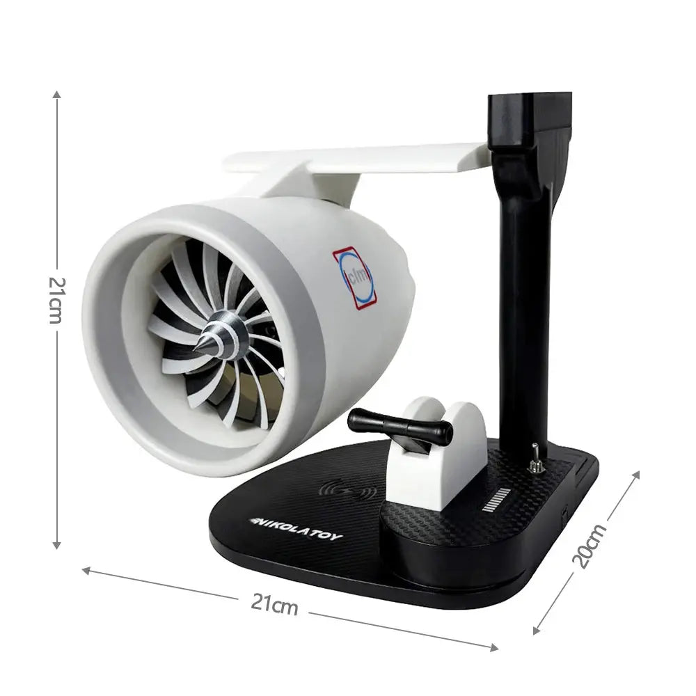 Experience the Power of Flight with the USB Turbofan JetFan - A Creative and Stylish Desktop Fan!