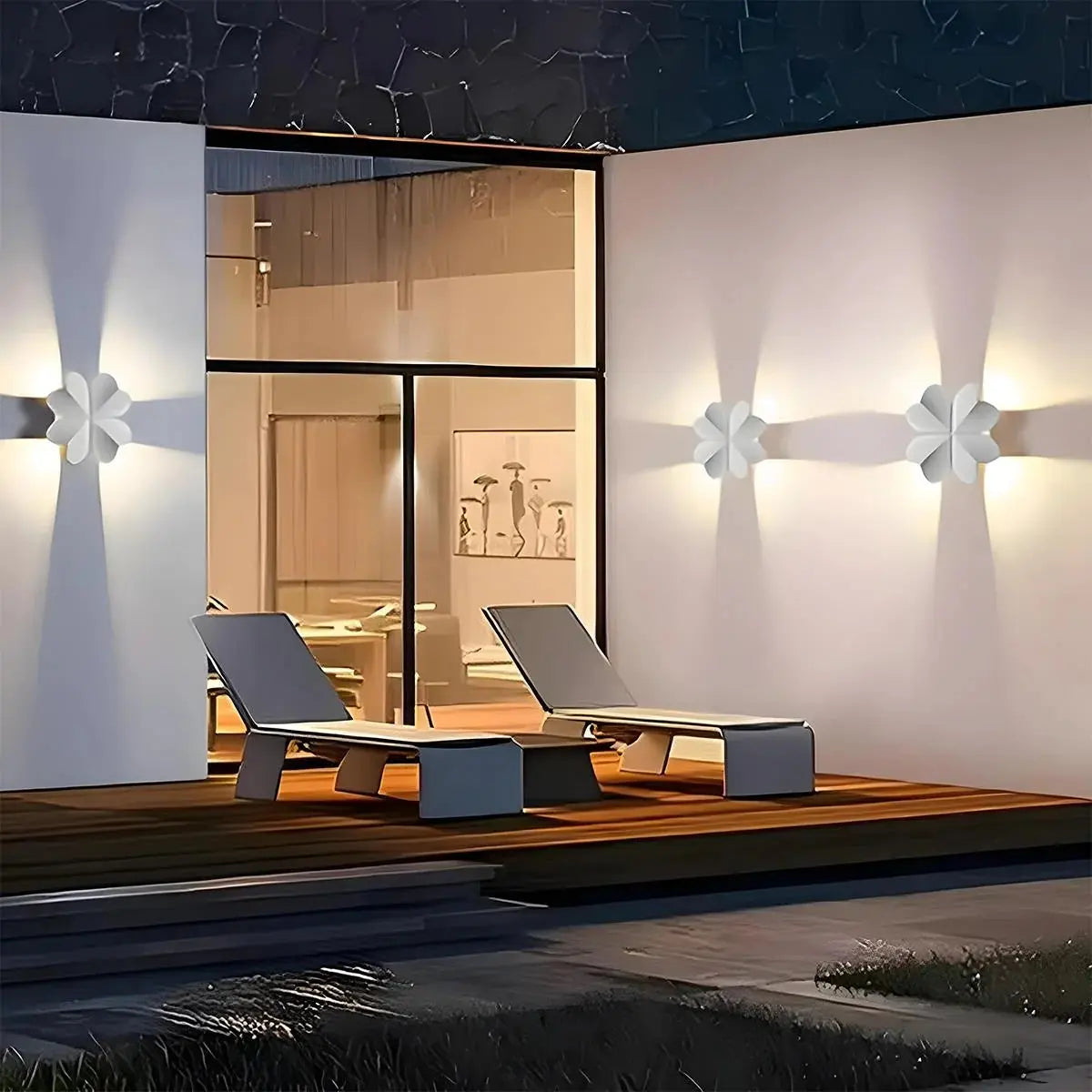 Sculpted Animal Silhouette | Outdoor Wall Light Fixture with Waterproof IP65 Rating | Modern Aluminum Design for Unique Exterior Illumination 11