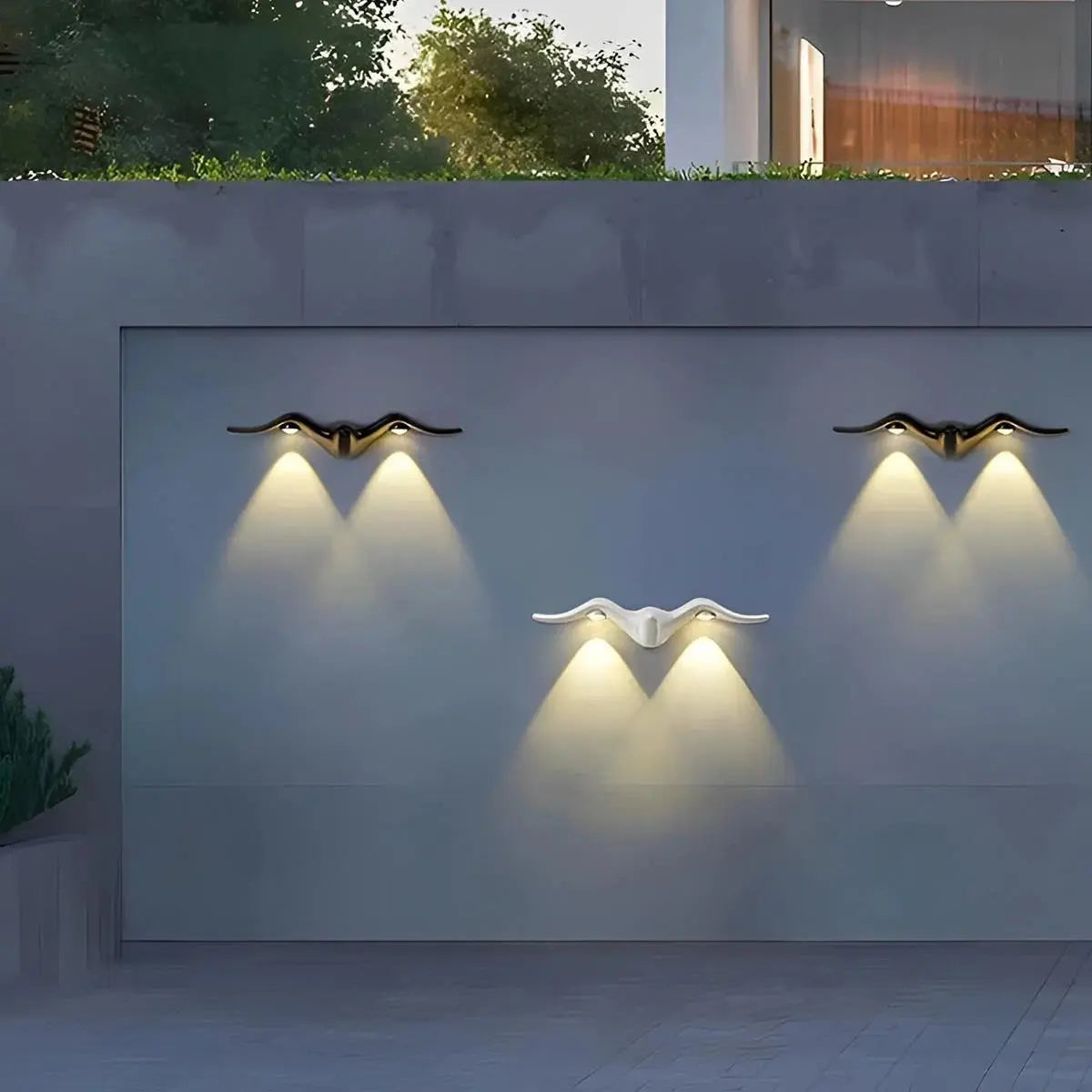 Sculpted Animal Silhouette | Outdoor Wall Light Fixture with Waterproof IP65 Rating | Modern Aluminum Design for Unique Exterior Illumination 5
