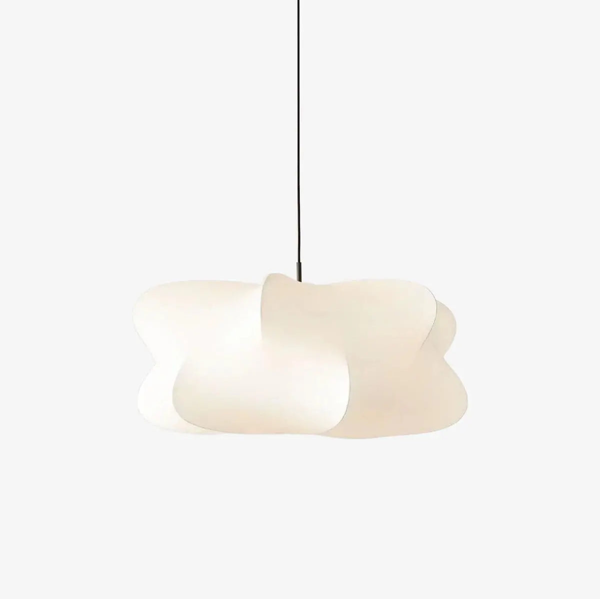 Silk Cocoon Pendant Ceiling Light with Adjustable Hanging Cord | Layered Shade for Soft Ambient Illumination 2