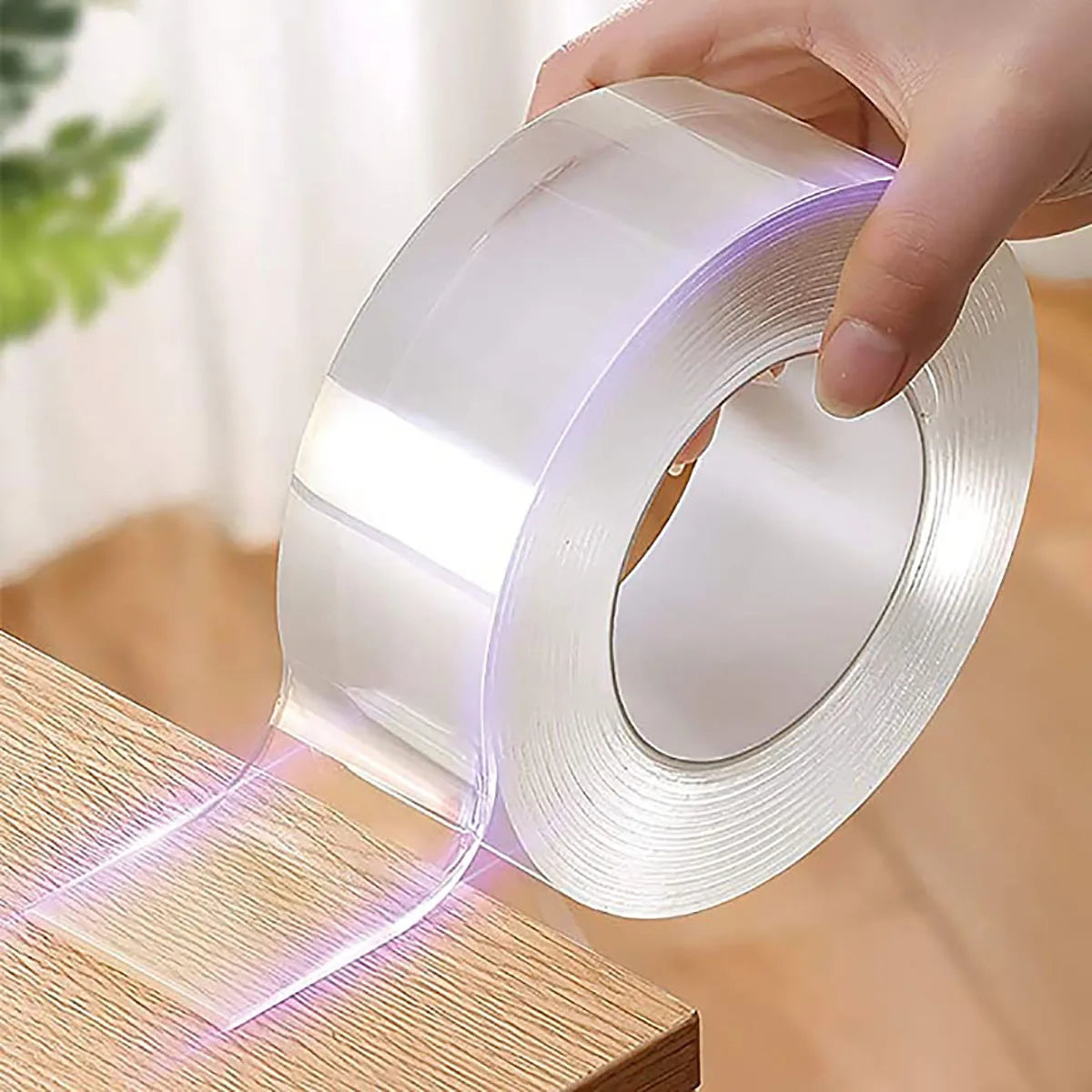 Heavy-Duty Double-Sided Mounting Tape — Waterproof, Reusable, Holds Up to 22 lbs