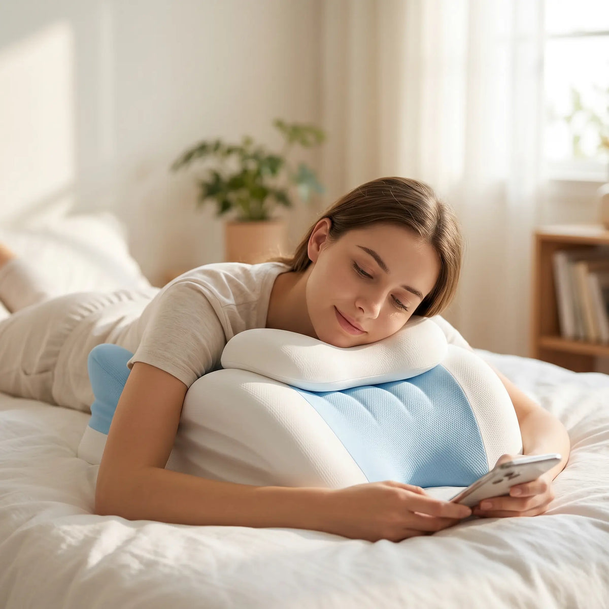 Face-Down Reading Pillow Hottoget