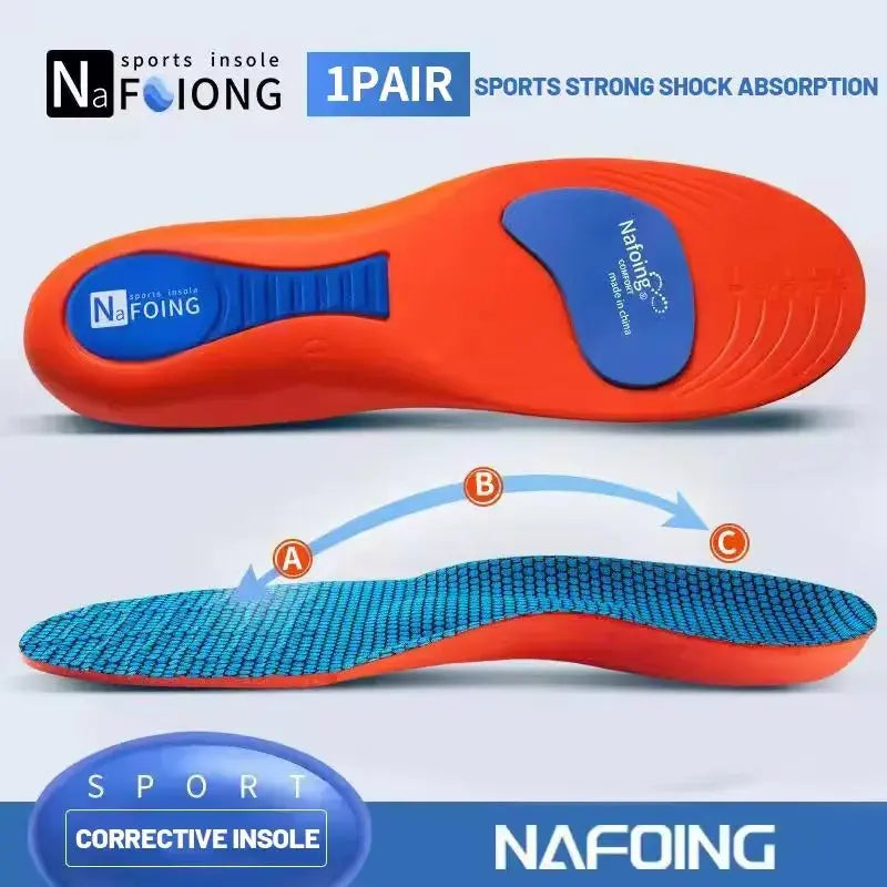 Orthopedic insole underside grip texture