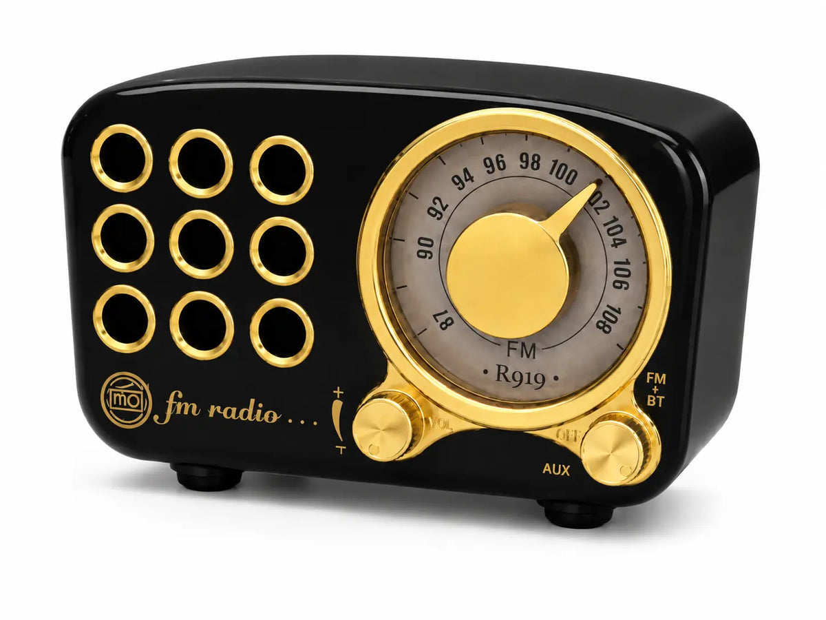 Retro Bluetooth Speaker with FM Radio Hottoget