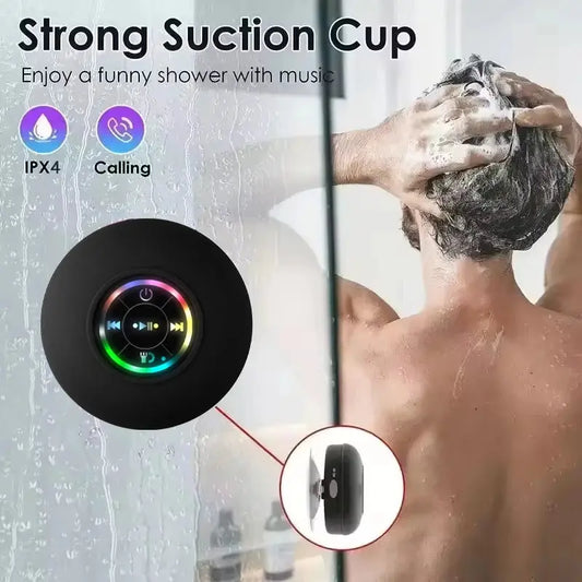 Waterproof Bluetooth Shower Speaker with Suction Cup Hottoget