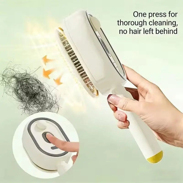 Hydrating Scalp Massage Hair Brush with Fine Mist Spray | Cordless Design for Relaxation and Frizz Control