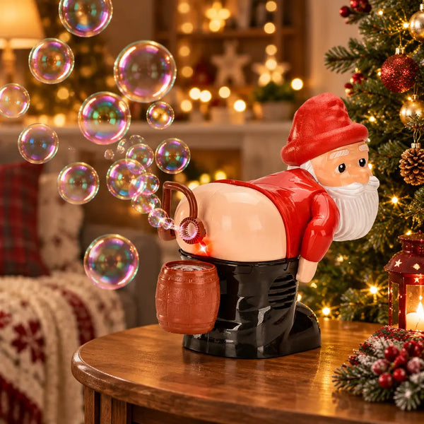 Santa Claus Bubble Machine with Music & Lights