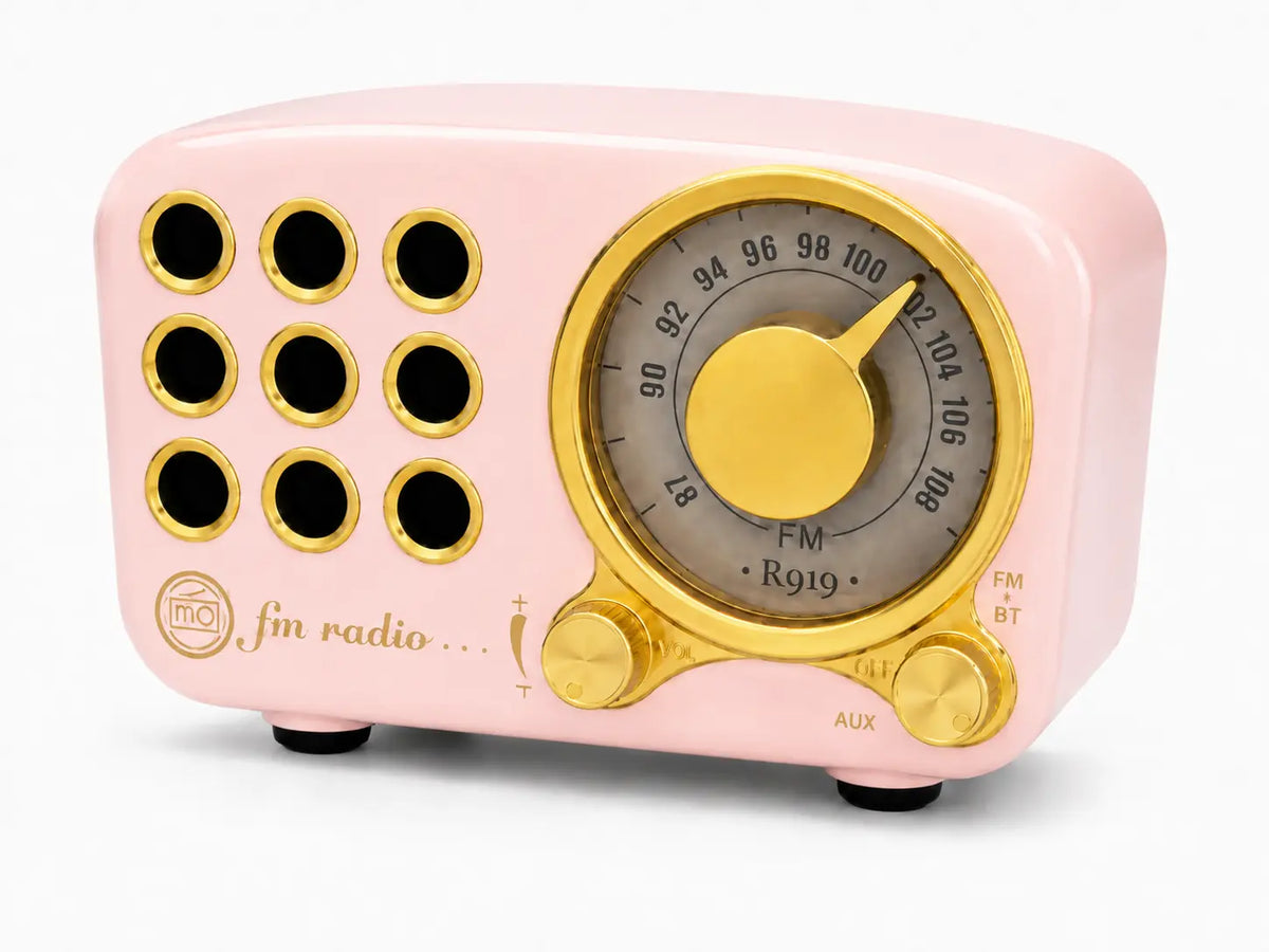 Retro Bluetooth Speaker with FM Radio Hottoget