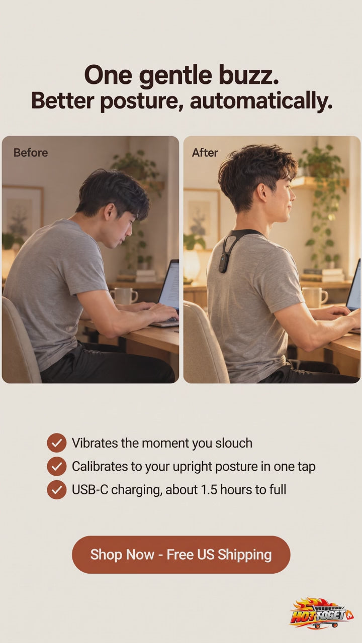 Smart Posture Trainer before and after video
