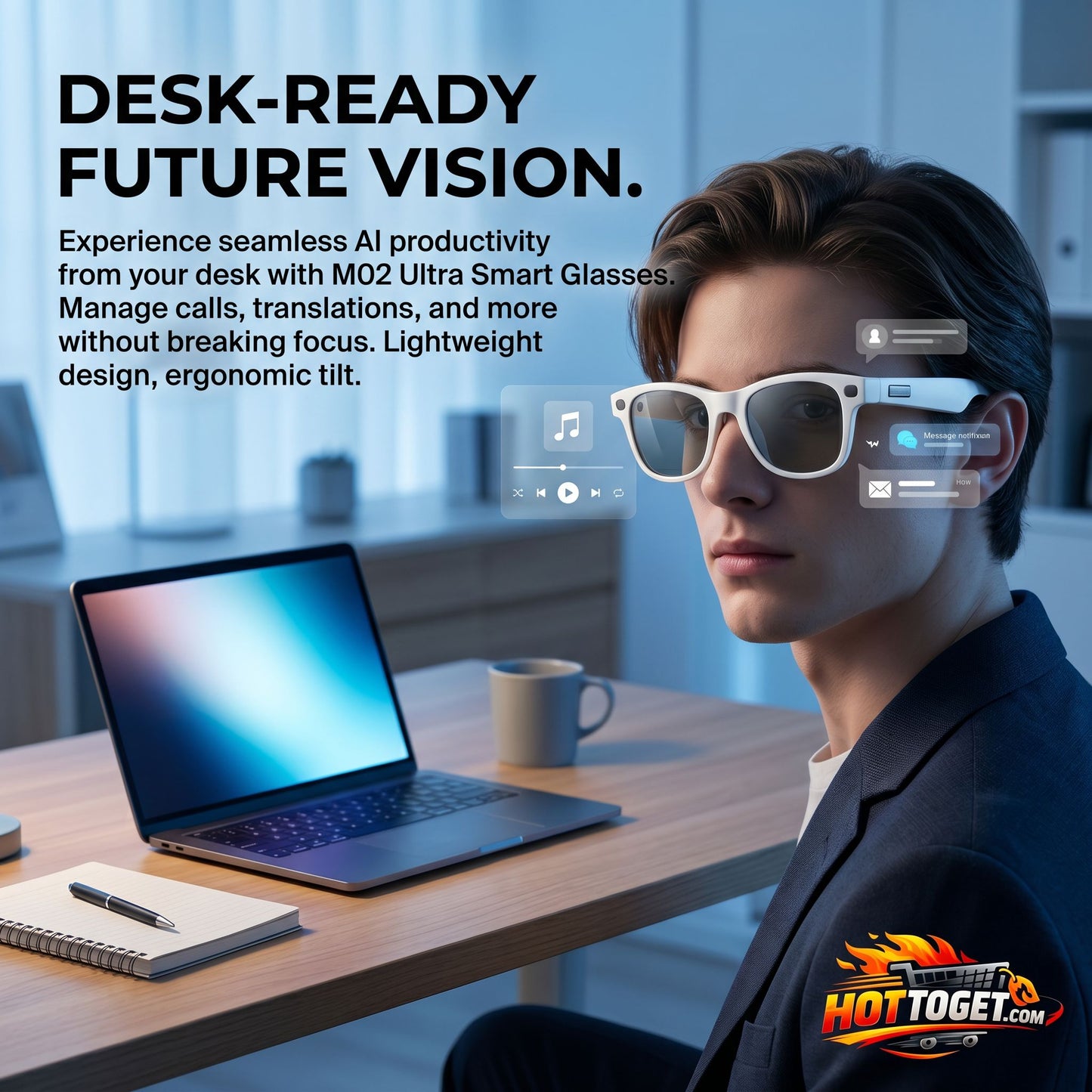 M02 Ultra AI Smart Glasses