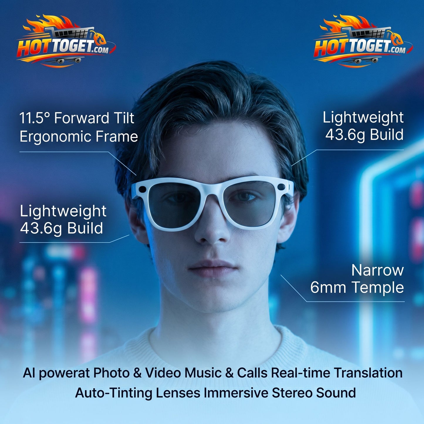 M02 Ultra AI Smart Glasses