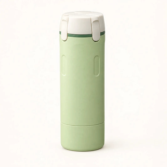 4-in-1 travel dispenser in Tranquil Green