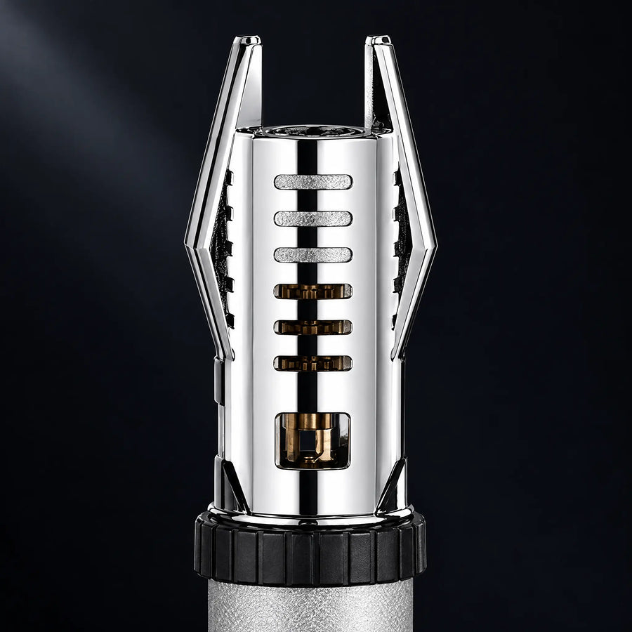 Chrome nozzle head with four prongs